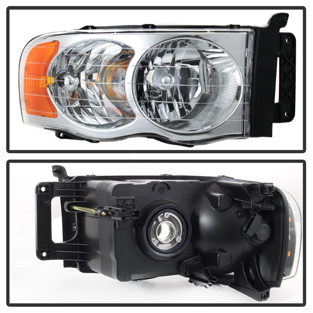 Spyder Auto 5064486 Crystal Headlights for Select Dodge Ram 1500, Dodge Ram 2500, Dodge Ram