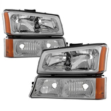 Load image into Gallery viewer, Spyder Auto 5064912 XTune Crystal Headlights/Bumper Lights for Select Chevrolet Silverado 1500, Chevrolet Silverado Classic, Chevrolet Silverado HD, Chevrolet Silverado HD Classic, Chevrolet Silverado 2500, Chevrolet Silverado HD, Chevrolet Silverado