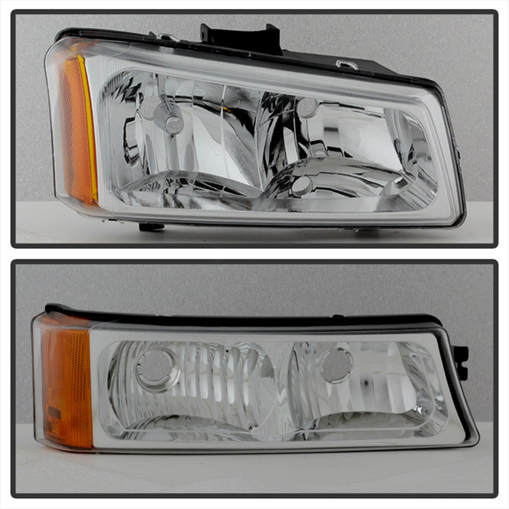 Spyder Auto 5064912 XTune Crystal Headlights/Bumper Lights for Select Chevrolet Silverado 1500, Chevrolet Silverado Classic, Chevrolet Silverado HD, Chevrolet Silverado HD Classic, Chevrolet Silverado 2500, Chevrolet Silverado HD, Chevrolet Silverado
