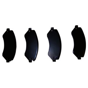 Crown Automotive Jeep Replacement 5066427AA Front Semi-Metallic Brake Pad Set for 2002-2007 Jeep KJ Liberty, Left and Right for Select Jeep Liberty