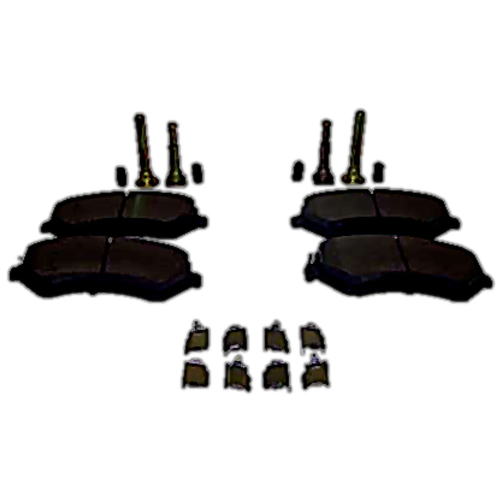 Crown Automotive Jeep Replacement 5066427MK Front Brake Pad Master Kit for 02-07 KJ Liberty, Incl. Pad, Pin Set & Springs for Select Jeep Liberty