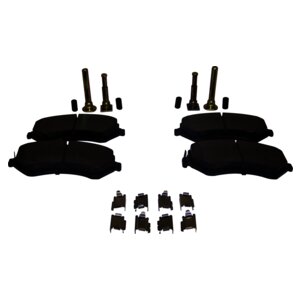 Crown Automotive Jeep Replacement 5066427MK Front Brake Pad Master Kit for 02-07 KJ Liberty, Incl. Pad, Pin Set & Springs for Select Jeep Liberty