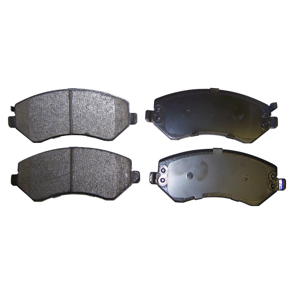Crown Automotive Jeep Replacement 5066427T Front Brake Pad Set for 2002-2007 Jeep KJ Liberty, Left and Right for Select Jeep Liberty