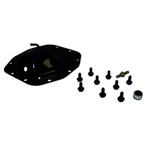 Crown Automotive Jeep Replacement 5066538AA Front Differential Cover Kit for 02-07 Jeep KJ Liberty, Incl Cover, Bolts & Plug for Select Jeep Liberty