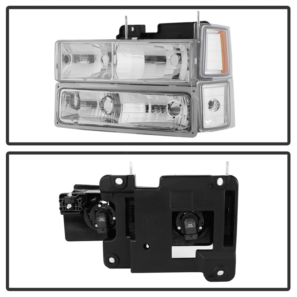 Spyder Auto 5069535 XTune Headlights for Select Chevrolet C1500, Chevrolet C1500 Suburban, Chevrolet C2500, Chevrolet C2500 Suburban, Chevrolet C3500, Chevrolet K1500, Chevrolet K1500 Suburban, Chevrolet K2500, Chevrolet K2500 Suburban, Chevrolet K3500,