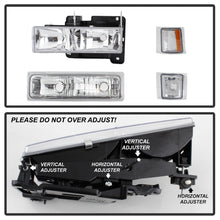 Load image into Gallery viewer, Spyder Auto 5069535 XTune Headlights for Select Chevrolet C1500, Chevrolet C1500 Suburban, Chevrolet C2500, Chevrolet C2500 Suburban, Chevrolet C3500, Chevrolet K1500, Chevrolet K1500 Suburban, Chevrolet K2500, Chevrolet K2500 Suburban, Chevrolet K3500,