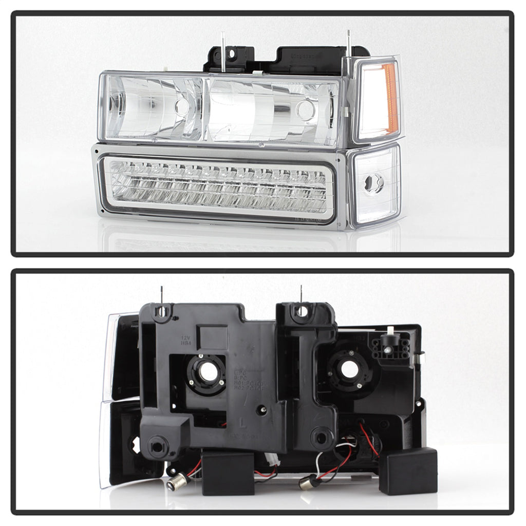 Spyder Auto 5069559 XTune Bumper Headlights/Corner Lights for Select Chevrolet Blazer, Chevrolet C1500, Chevrolet C1500 Suburban, Chevrolet C2500, Chevrolet C2500 Suburban, Chevrolet C3500, Chevrolet K1500, Chevrolet K1500 Suburban, Chevrolet K2500,
