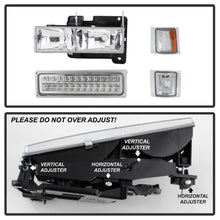 Load image into Gallery viewer, Spyder Auto 5069559 XTune Bumper Headlights/Corner Lights for Select Chevrolet Blazer, Chevrolet C1500, Chevrolet C1500 Suburban, Chevrolet C2500, Chevrolet C2500 Suburban, Chevrolet C3500, Chevrolet K1500, Chevrolet K1500 Suburban, Chevrolet K2500,