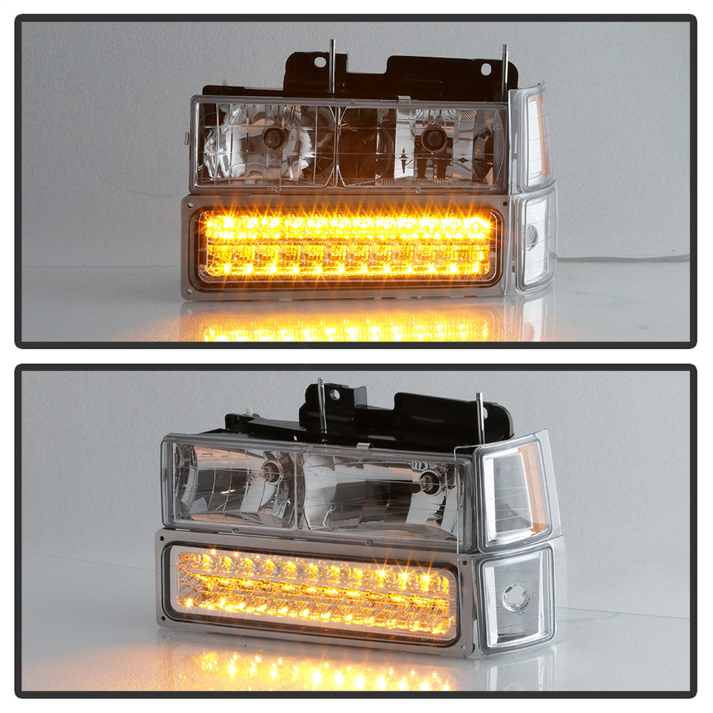 Spyder Auto 5069559 XTune Bumper Headlights/Corner Lights for Select Chevrolet Blazer, Chevrolet C1500, Chevrolet C1500 Suburban, Chevrolet C2500, Chevrolet C2500 Suburban, Chevrolet C3500, Chevrolet K1500, Chevrolet K1500 Suburban, Chevrolet K2500,