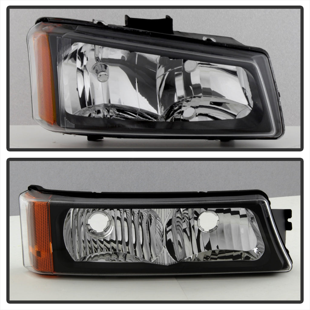 Spyder Auto 5069801 XTune Crystal Headlights/Bumper Lights for Select Chevrolet Silverado 1500, Chevrolet Silverado Classic, Chevrolet Silverado HD, Chevrolet Silverado HD Classic, Chevrolet Silverado 2500, Chevrolet Silverado HD, Chevrolet Silverado