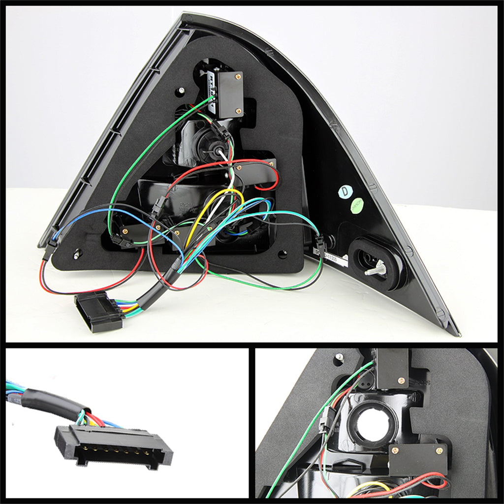 Spyder Auto 5069986 LED Tail Lights for Select Mercedes-Benz C230, Mercedes-Benz C240, Mercedes-Benz C280, Mercedes-Benz C320, Mercedes-Benz C350, Mercedes-Benz C55 AMG