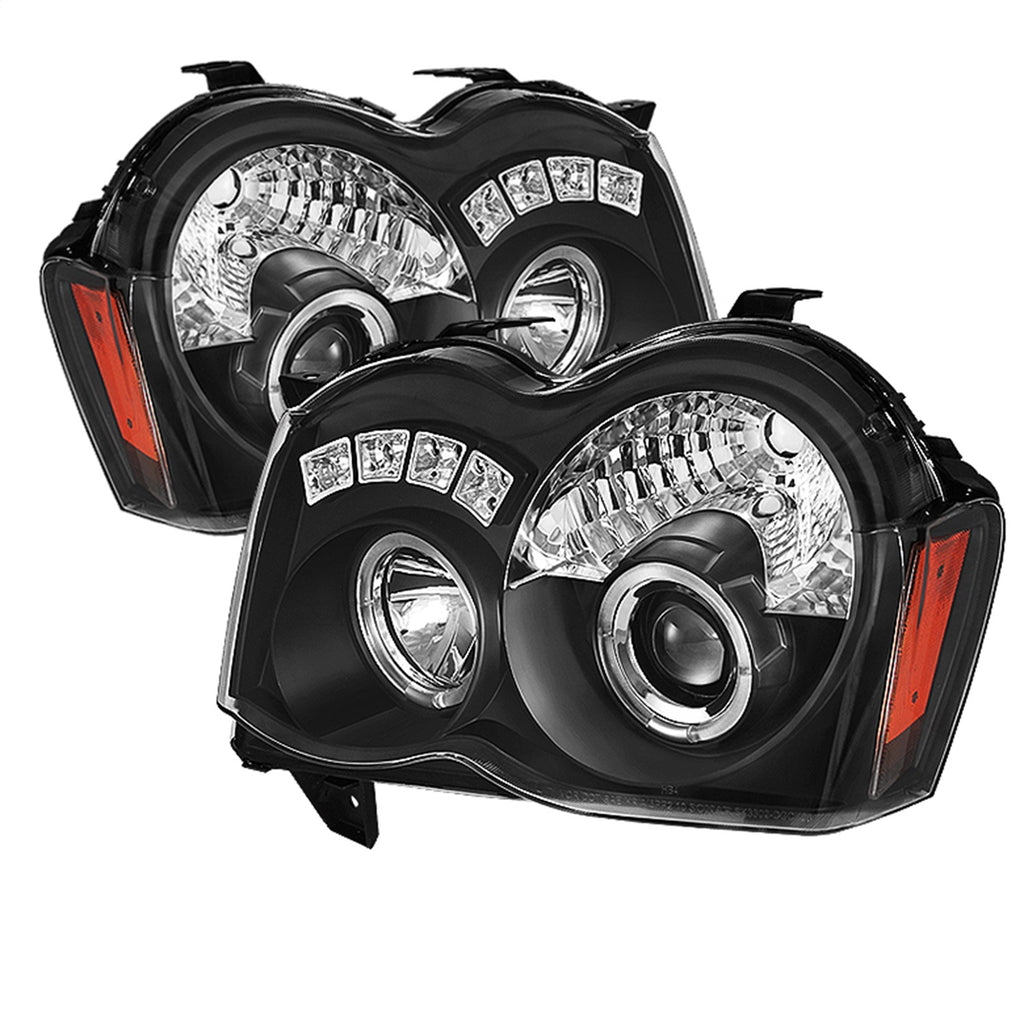 Spyder Auto 5070166 Halo LED Projector Headlights for Select Jeep Grand Cherokee