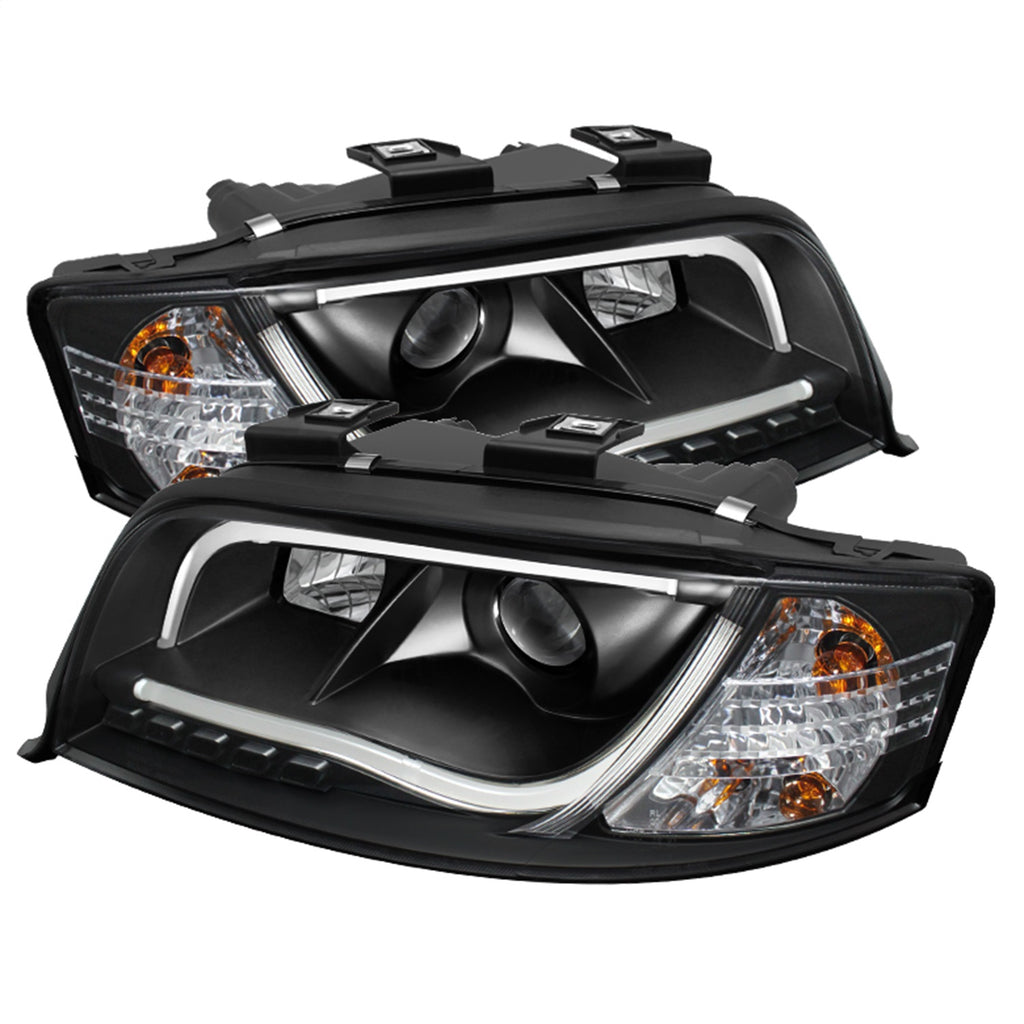 Spyder Auto 5071873 DRL LED Projector Headlights for Select Audi A6, Audi A6 Quattro