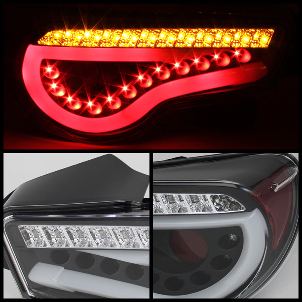 Spyder Auto 5072009 Light Bar LED Tail Lights for Select Scion FR-S, Subaru BRZ