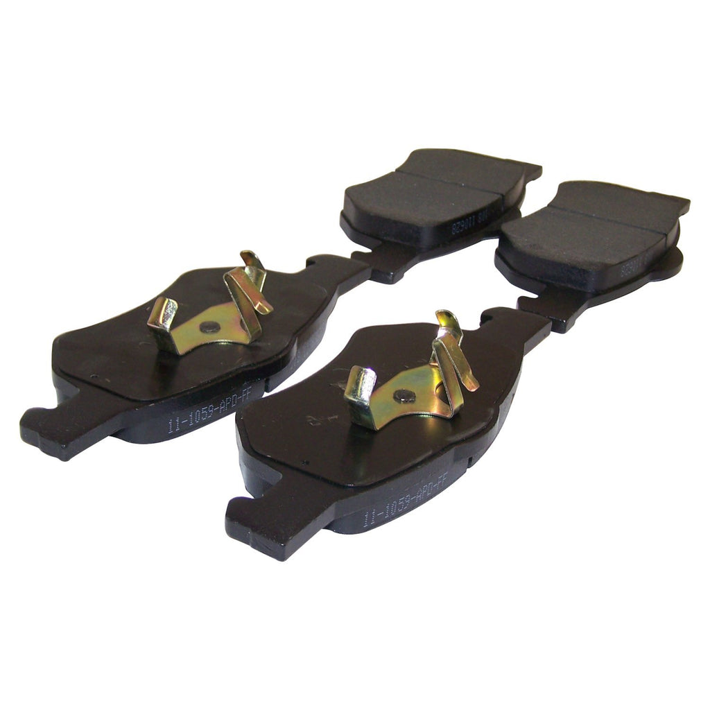 Crown Automotive Jeep Replacement 5072216AA Front Brake Pad Set for 99-05 Dodge, Chrysler, Plymouth Minivans w/ ABS for Select Chrysler Grand Voyager, Chrysler Town & Country, Chrysler Voyager, Dodge Caravan, Dodge Grand Caravan