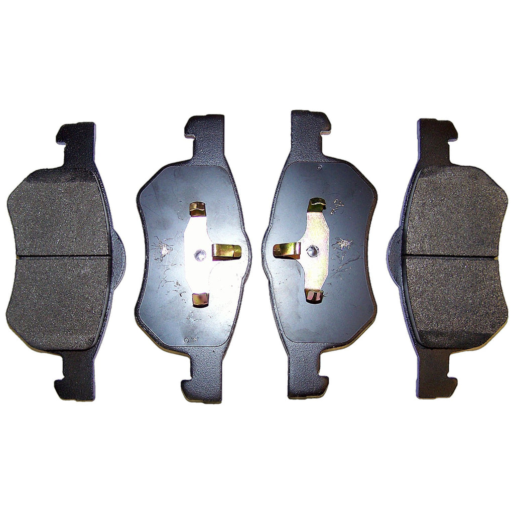 Crown Automotive Jeep Replacement 5072216AA Front Brake Pad Set for 99-05 Dodge, Chrysler, Plymouth Minivans w/ ABS for Select Chrysler Grand Voyager, Chrysler Town & Country, Chrysler Voyager, Dodge Caravan, Dodge Grand Caravan