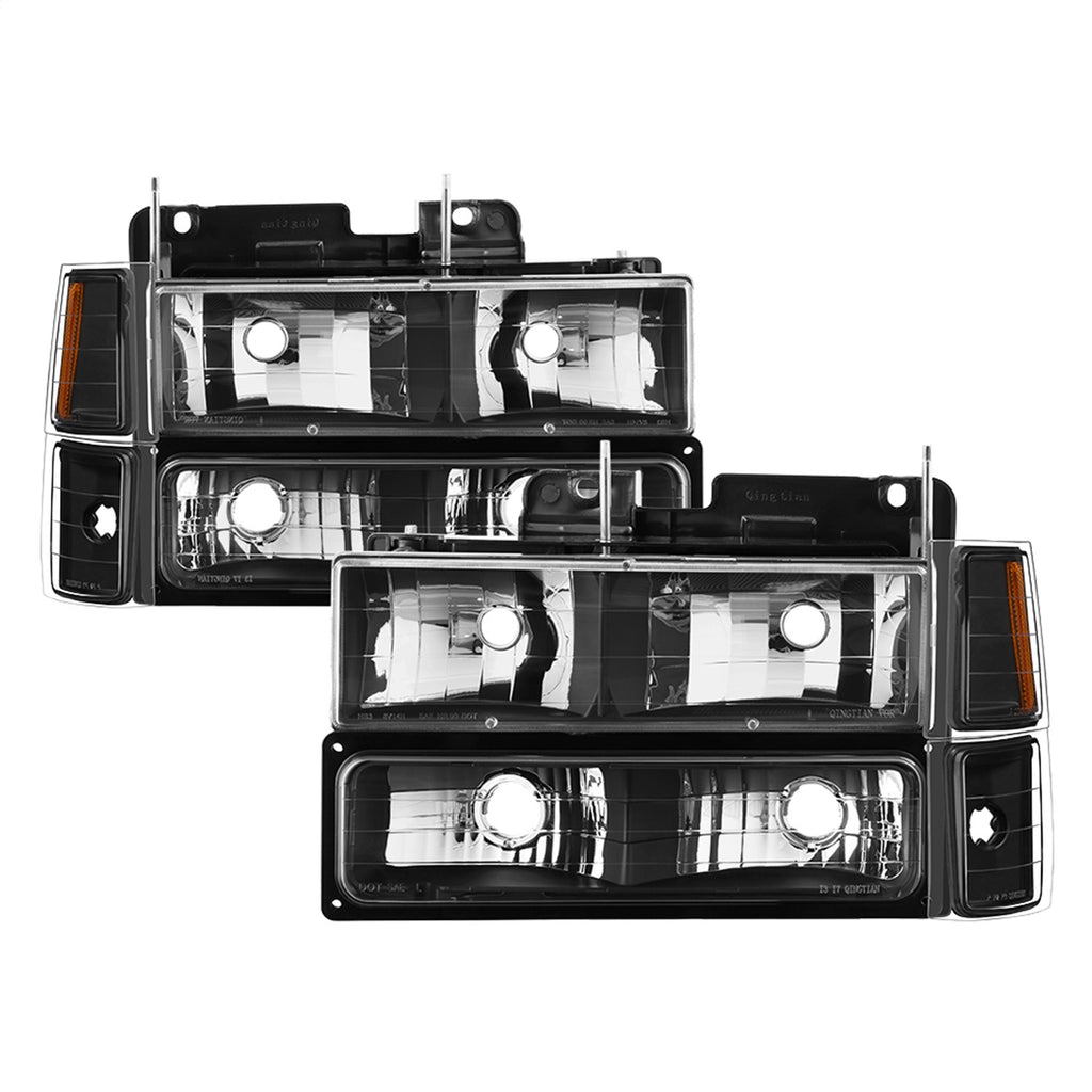 Spyder Auto 5072221 XTune Headlights for Select Chevrolet C1500, Chevrolet C1500 Suburban, Chevrolet C2500, Chevrolet C2500 Suburban, Chevrolet C3500, Chevrolet K1500, Chevrolet K1500 Suburban, Chevrolet K2500, Chevrolet K2500 Suburban, Chevrolet K3500,