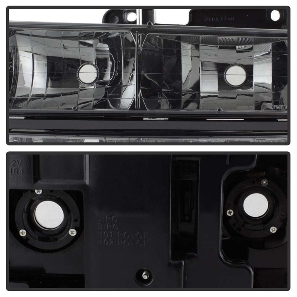 Spyder Auto 5072238 XTune Headlights for Select Chevrolet C1500, Chevrolet C1500 Suburban, Chevrolet C2500, Chevrolet C2500 Suburban, Chevrolet C3500, Chevrolet K1500, Chevrolet K1500 Suburban, Chevrolet K2500, Chevrolet K2500 Suburban, Chevrolet K3500,