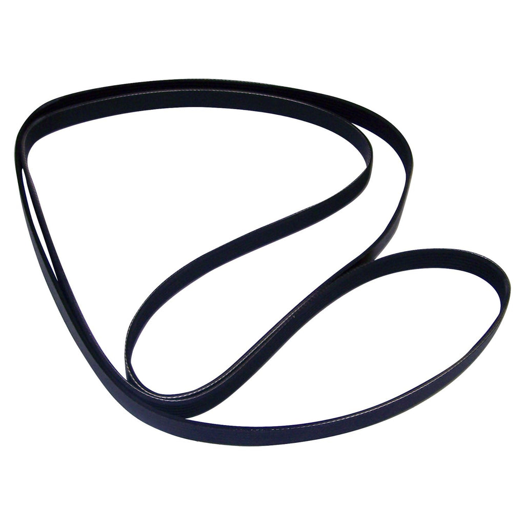 Crown Automotive Jeep Replacement 5072437AB Accessory Drive Belt for 2003-2006 Jeep KJ Liberty w/ 2.8L Dsl. Engine, 6 ribs for Select Jeep Liberty