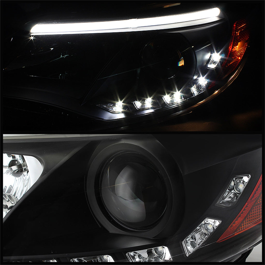 Spyder Auto 5072832 DRL LED Projector Headlights for Select Ford Focus