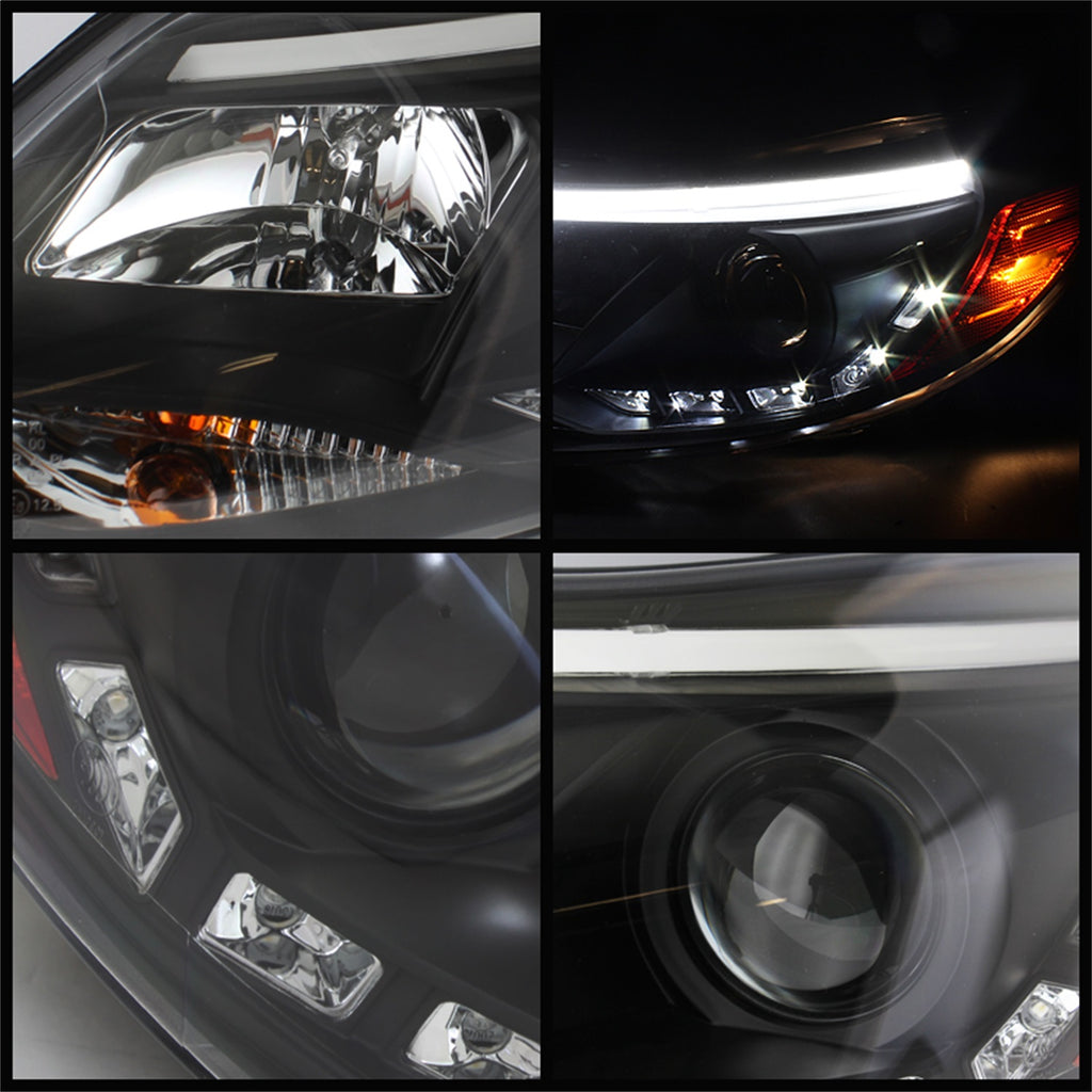 Spyder Auto 5072832 DRL LED Projector Headlights for Select Ford Focus
