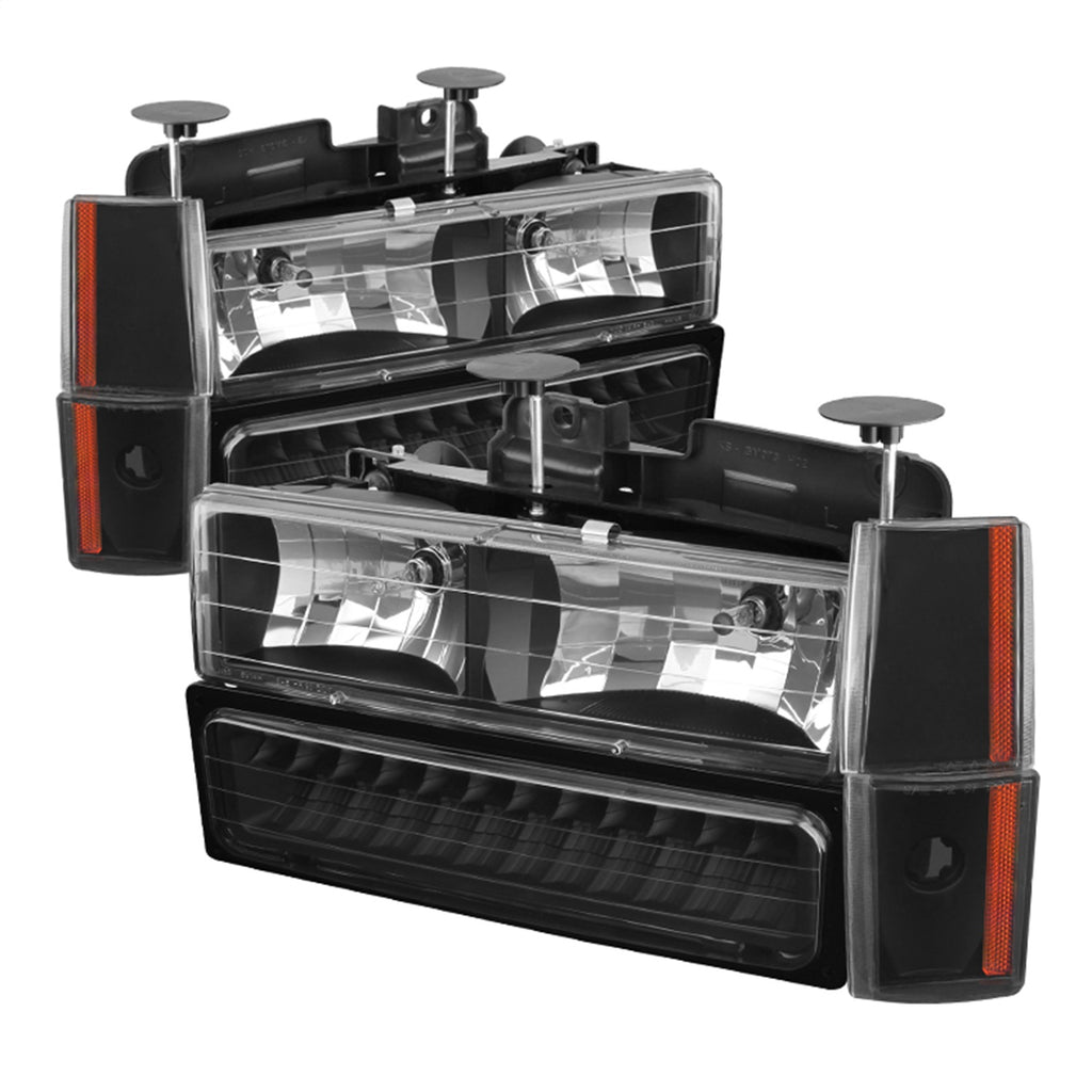 Spyder Auto 5073532 XTune Crystal Headlights for Select Chevrolet Blazer, Chevrolet C1500, Chevrolet C2500, Chevrolet C3500, Chevrolet K1500, Chevrolet K2500, Chevrolet K3500, Chevrolet R2500, GMC K1500, GMC K2500, GMC K3500, GMC V3500, GMC Yukon