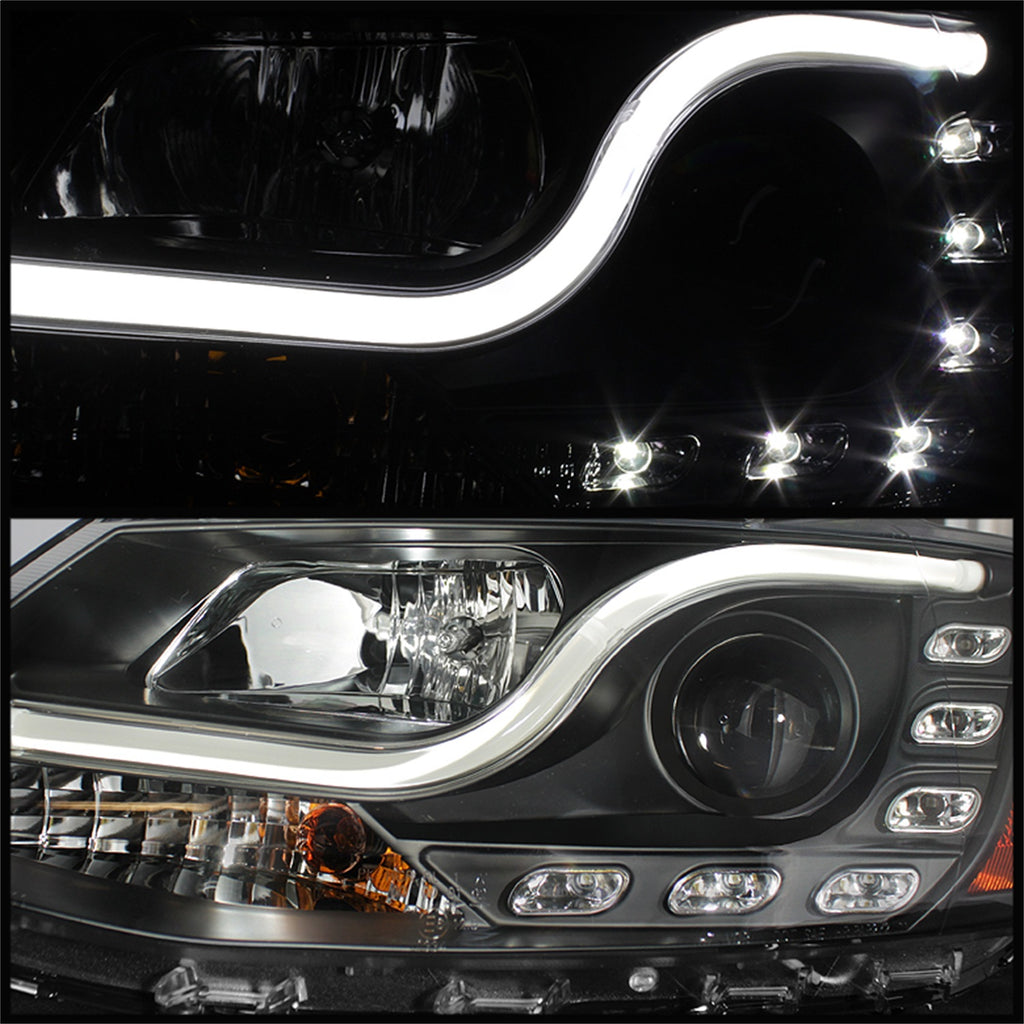 Spyder Auto 5073648 DRL LED Projector Headlights for Select Volkswagen Jetta