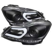 Load image into Gallery viewer, Spyder Auto 5074249 DRL Projector Headlights for Select Mercedes-Benz C250, Mercedes-Benz C300, Mercedes-Benz C350, Mercedes-Benz C63 AMG