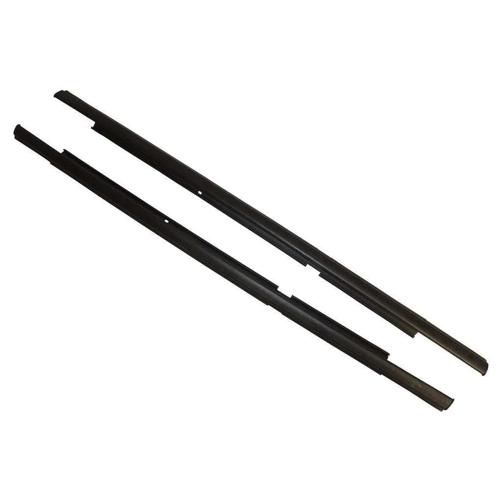 Crown Automotive Jeep Replacement 5074652K Rear Outer Door Glass Weatherstrip Set for 2007-2017 Jeep MK Compass for Select Jeep Compass