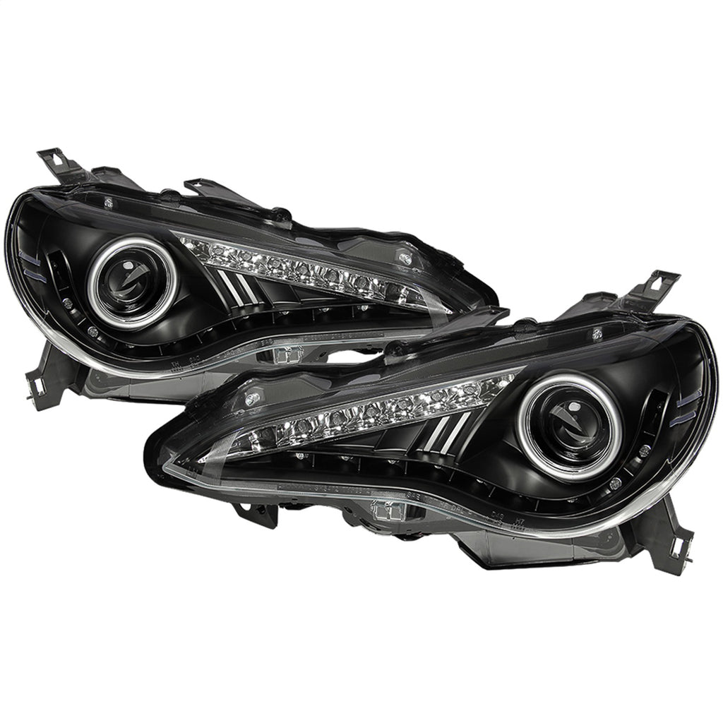 Spyder Auto 5075413 DRL LED Projector Headlights for Select Scion FR-S