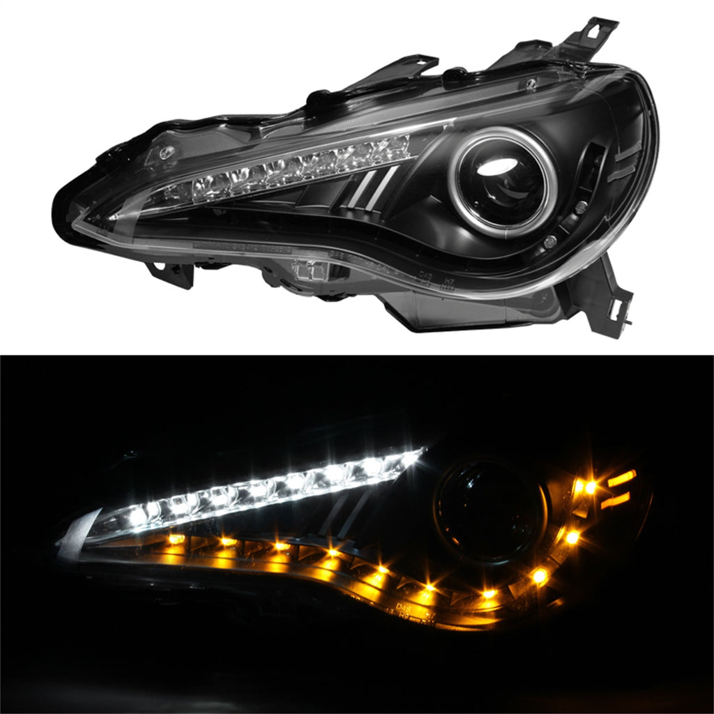 Spyder Auto 5075475 DRL LED Projector Headlights for Select Subaru BRZ
