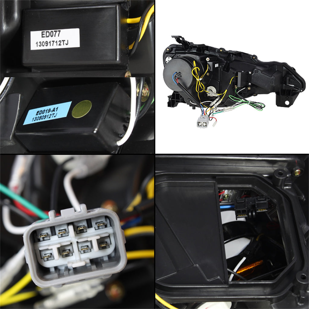 Spyder Auto 5075475 DRL LED Projector Headlights for Select Subaru BRZ