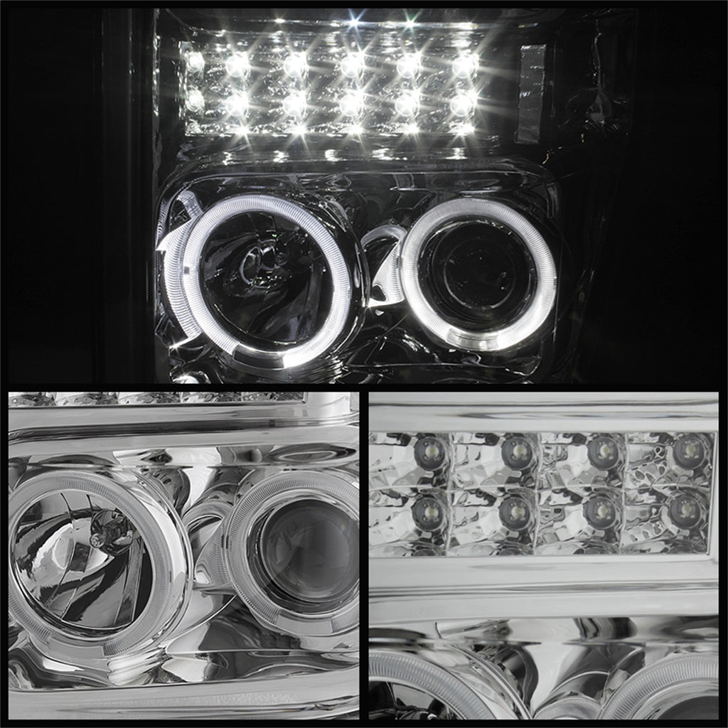 Spyder Auto 5076274 XTune Halo Projector Headlights for Select Ford F-250 Super Duty, Ford F-350 Super Duty, Ford F-450 Super Duty