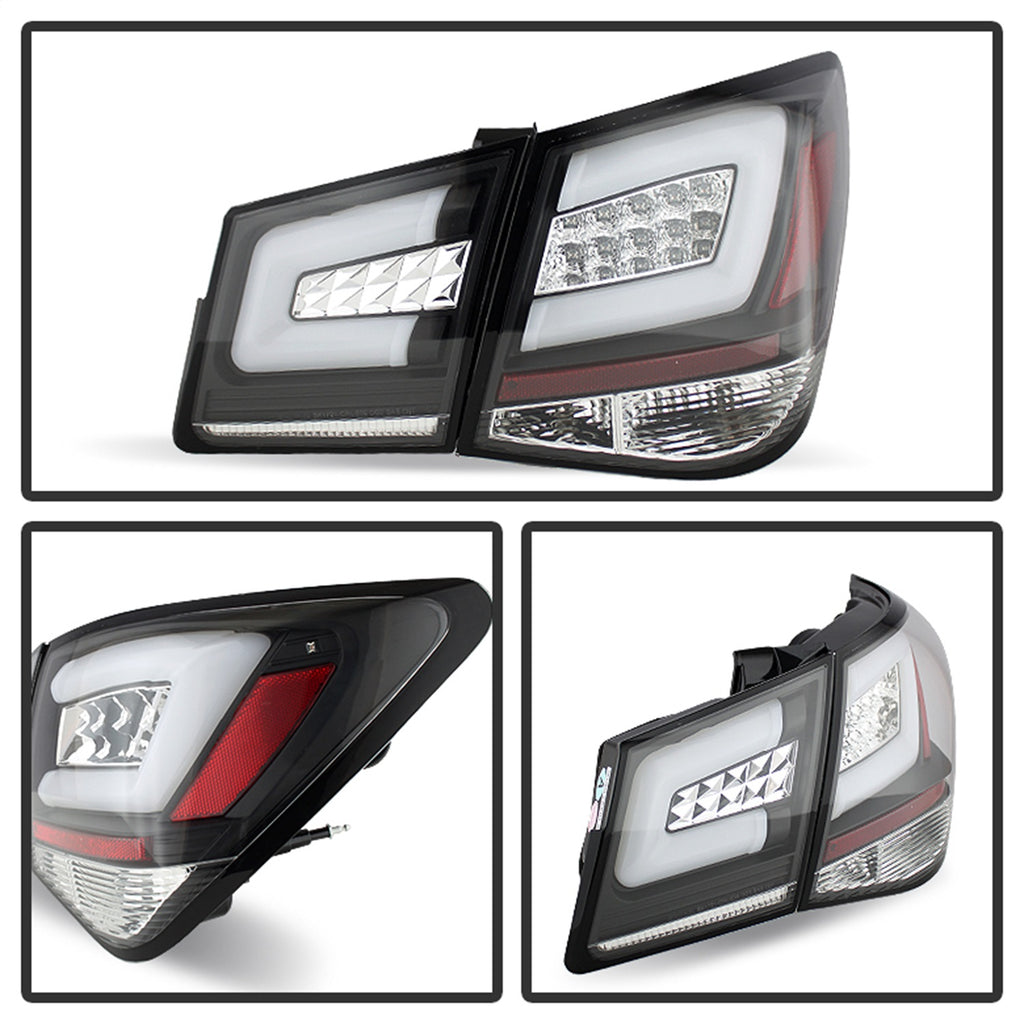 Spyder Auto 5076595 Light Bar LED Tail Lights for Select Chevrolet Cruze, Chevrolet Cruze Limited