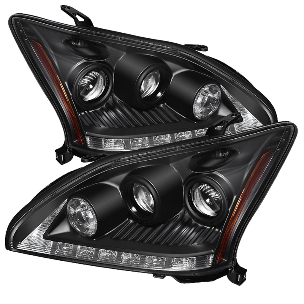 Spyder Auto 5076779 DRL LED Projector Headlights for Select Lexus RX330
