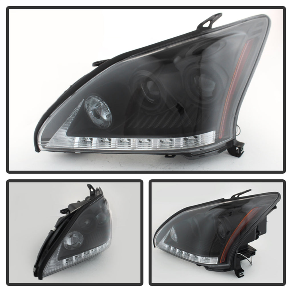 Spyder Auto 5076779 DRL LED Projector Headlights for Select Lexus RX330