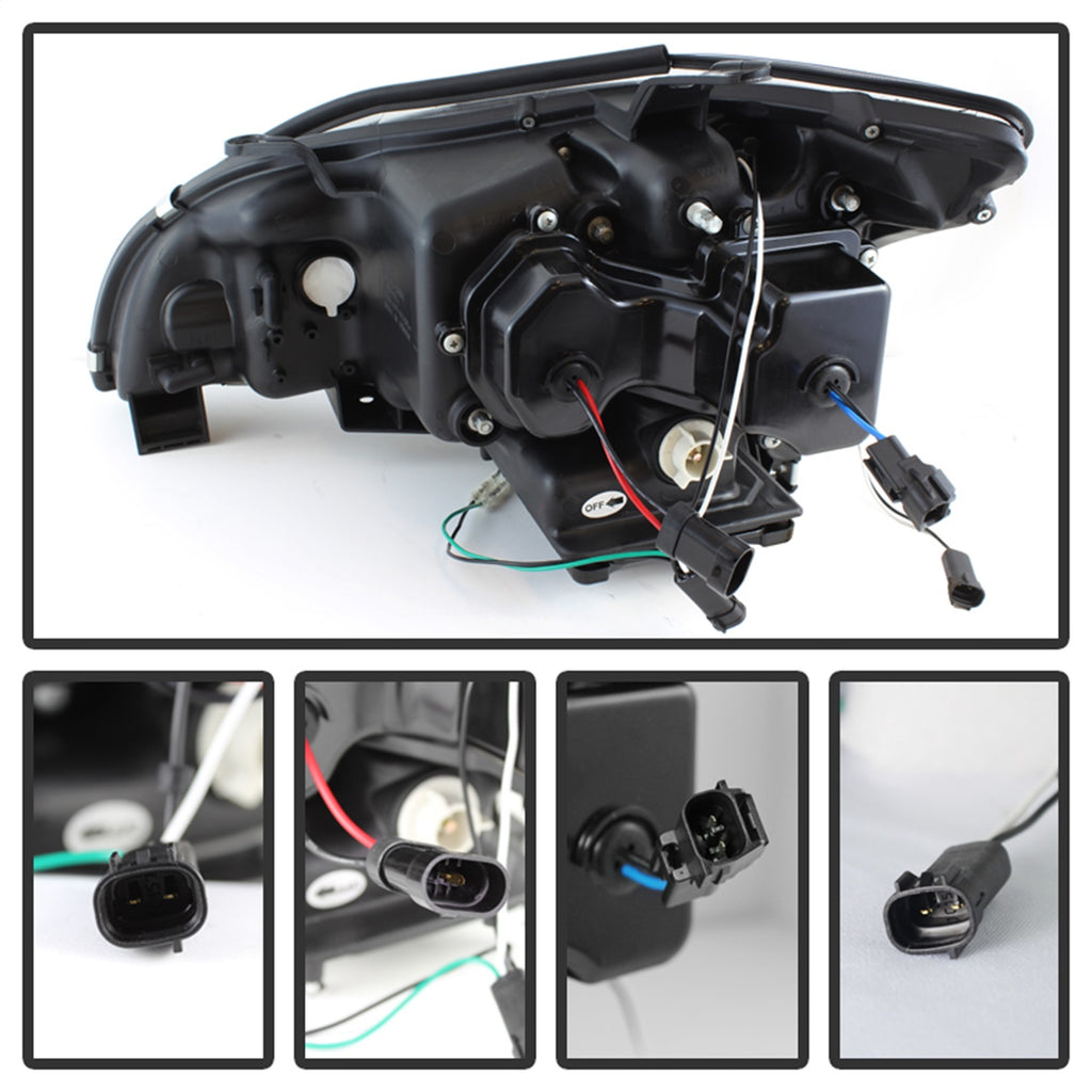 Spyder Auto 5076779 DRL LED Projector Headlights for Select Lexus RX330