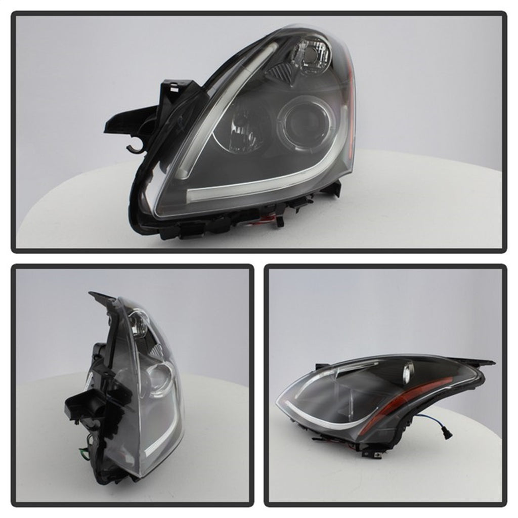 Spyder Auto 5076830 Halo DRL LED Projector Headlight for Select Nissan Altima