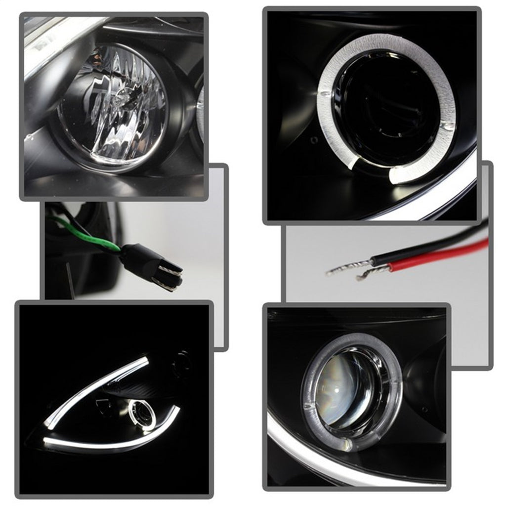Spyder Auto 5076830 Halo DRL LED Projector Headlight for Select Nissan Altima