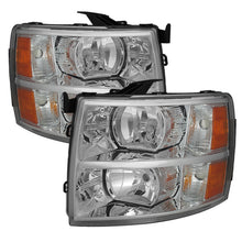 Load image into Gallery viewer, Spyder Auto 5076984 XTune Crystal Headlights for Select Chevrolet Silverado 1500, Chevrolet Silverado HD, Chevrolet Silverado HD