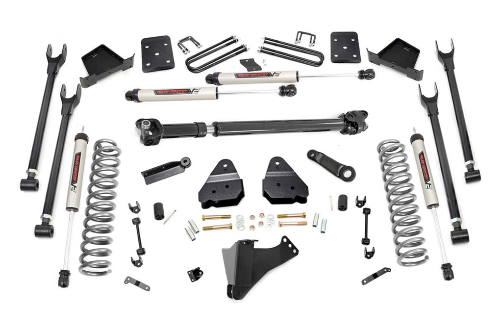 Rough Country 52671 Suspension Lift Kit w/Shocks for Select Ford F-250 Super Duty, Ford F-350 Super Duty
