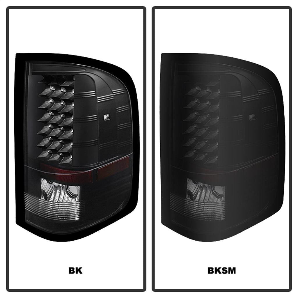 Spyder Auto 5077493 XTune LED Tail Lights for Select Chevrolet Silverado 1500, Chevrolet Silverado HD, Chevrolet Silverado HD, GMC Sierra HD