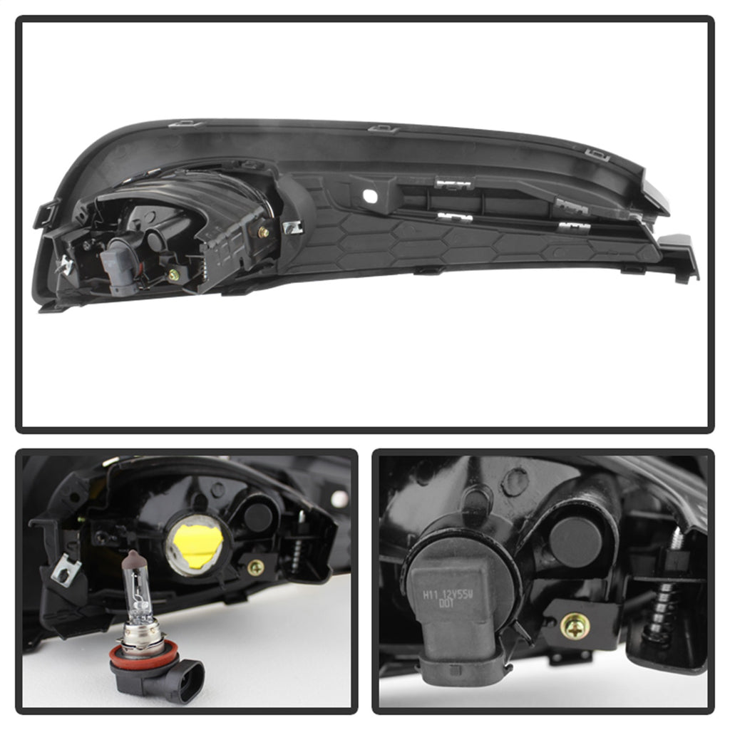Spyder Auto 5077752 OEM Fog Lights for Select Honda Civic