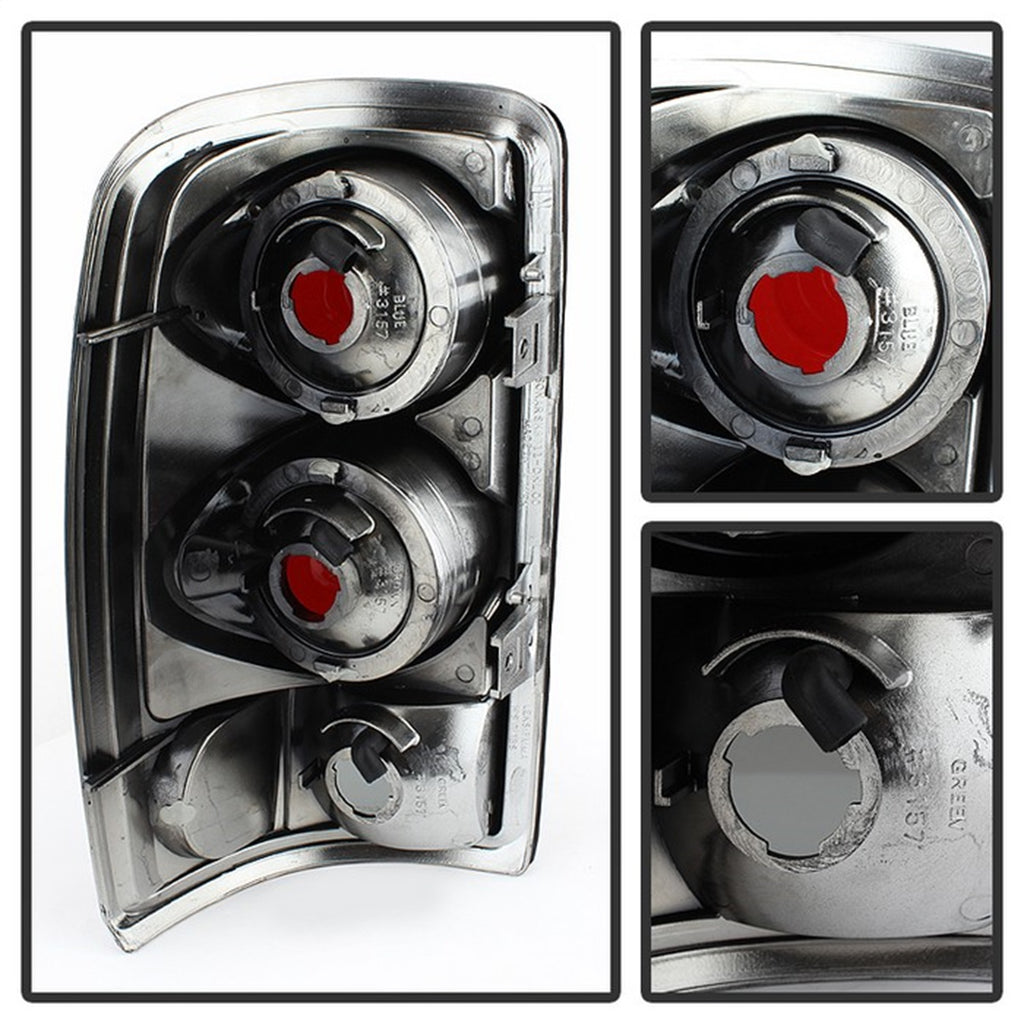 Spyder Auto 5077998 Euro Style Tail Lights for Select Chevrolet Suburban 1500, Chevrolet Suburban 2500, Chevrolet Tahoe, GMC Yukon, GMC Yukon XL