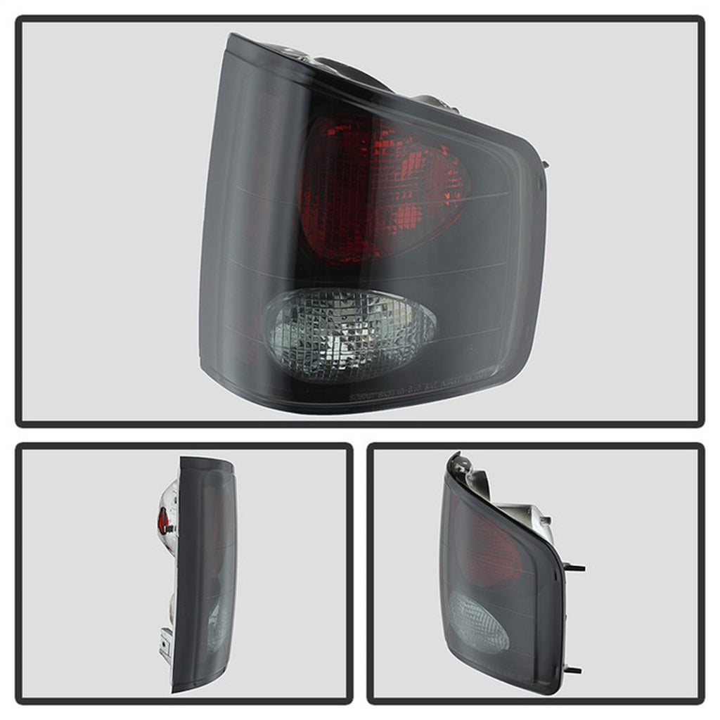 Spyder Auto 5078049 Euro Style Tail Lights for Select Chevrolet S10, GMC Sonoma, Isuzu Hombre
