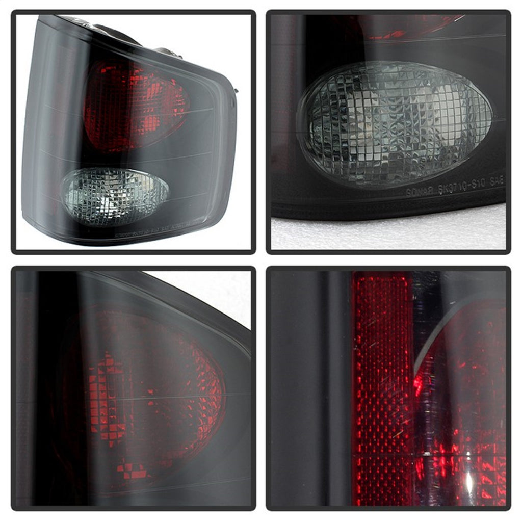 Spyder Auto 5078049 Euro Style Tail Lights for Select Chevrolet S10, GMC Sonoma, Isuzu Hombre