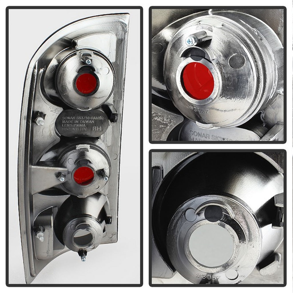 Spyder Auto 5078100 Euro Style Tail Lights for Select Dodge Ram 1500, Dodge Ram 2500, Dodge Ram