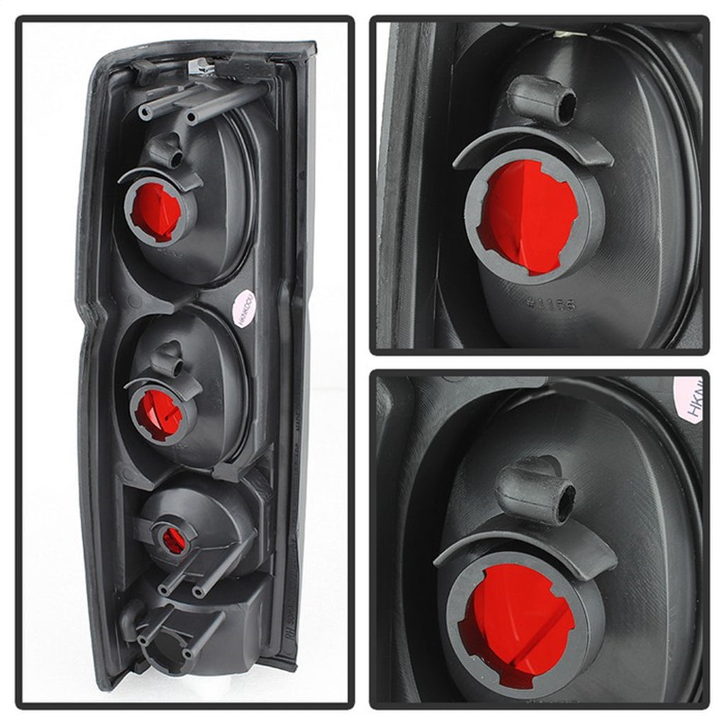 Spyder Auto 5078216 Euro Style Tail Lights for Select Nissan D21, Nissan Pickup