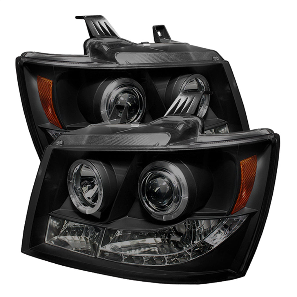 Spyder Auto 5078346 Halo LED Projector Headlights for Select Chevrolet Avalanche, Chevrolet Suburban 1500, Chevrolet Suburban 2500, Chevrolet Tahoe