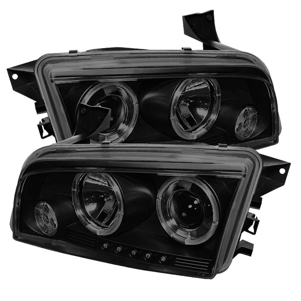Spyder Auto 5078353 Halo LED Projector Headlights for Select Dodge Charger